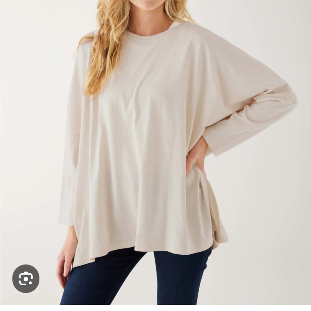 Mersea slub tee off white nwt